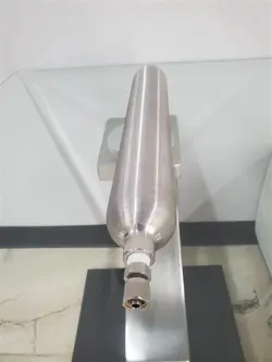SWAGELOK 316L-HDF4-500 DOUBLE ENDED DOT-COMPLIANT SAMPLE CYLINDER, 1/4