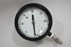 ASHCROFT 45-1379 DURAGAUGE PRESSURE GAUGE 0-30 PSI, WITH SWAGELOK TEE VALVE