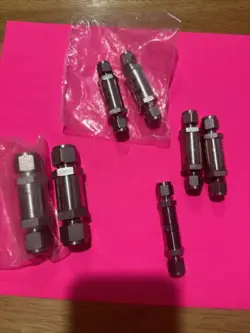 SWAGELOK FITTINGS 7 PCS THIS LOT # 54 SEE DESCRIPTION