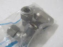 3X SWAGELOK STAINLESS STEEL ELBOW FITTING,  1/2