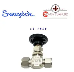 ~NEW~ SWAGELOK- PN.: SS-1RS8, 1/2” TUBED SS316 INTEGRAL BONNET NEEDLE VALVE!
