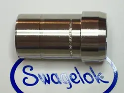 1- SWAGELOK STAINLESS PORT CONNECTOR, 1