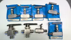 6 NEW ANDERSON GREENWOOD AND 2 SWAGELOK VALVES