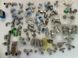 SWAGELOK / CAJON STAINLESS STEEL FITTINGS LOT OF 75