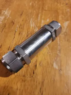NEW SWAGELOK SS-12C-1/3 STAINLESS STEEL POPPET CHECK VALVE FNSP 1/3PSI