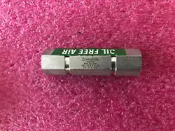 SWAGELOK SS-4CPA4-50 STAINLESS STEEL 1-PIECE POPPET CHECK VALVE
