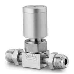 SWAGELOK 316L UHP HIGH FLOW DIAPHRAGM SEALED VALVE, 1/2 IN. VCR - 6LV-DFMR8-P-C
