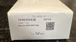 SWAGELOK SS-400-P FEMALE PLUG FOR 1/4 IN. TUBE FITTING (BOX OF 100)