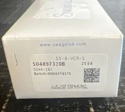 SWAGELOK SS-4-VCR-1 NEW IN BOX 25 PCS VCR NUT( BOX OF 25)