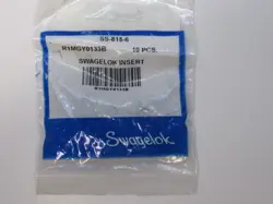 (NEW - PACK OF 10) SWAGELOK SS-815-6 SS8156 STAINLESS STEEL TUBING INSERT