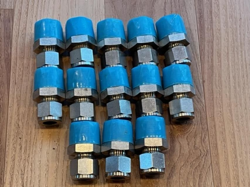 SWAGELOK 316 STAINLESS STEEL CONNECTOR 1/2'' X 3/8'' TUBE FITTING  13PCS