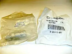 2 SWAGELOK QUICK CONNECTS B-QC4-S-4PF B-QC4-B-400