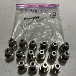 SWAGELOK  STAINLESS STEEL PIPE FITTING FNSP  LOT OF  16 U3S