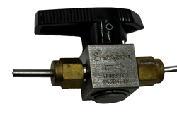 SWAGELOK STAINLESS STEEL INSTRUMENT PLUG VALVE, 1/8