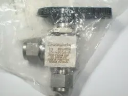 1 - SWAGELOK STAINLESS STEEL 40G SERIES ANGLE BALL VALVE, 1/4