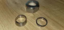 SWAGELOK SS-1612-1 316 STAINLESS STEEL 1” NUT SET