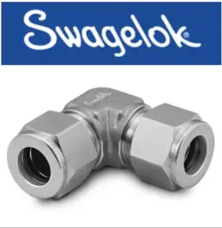 LOT OF 15 - SWAGELOK SA ELBOW UNION FITTING, SS-600-9, 3/8