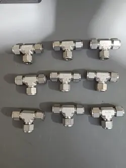 9 NEW SWAGELOK SS-810-3  1/2 TEE STAINLESS STEEL TUBE FITTING