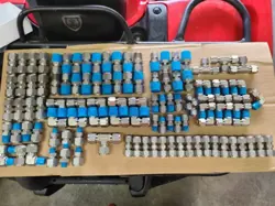 SWAGELOK STAINLESS STEEL COMPRESSION FITTING LOT SS 316 316SS 108 PIECE LOT