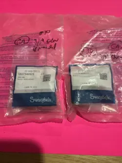 SWAGELOK FITTINGS SS-600-9SC11 QTY 2 CLEANED AND BAGGED