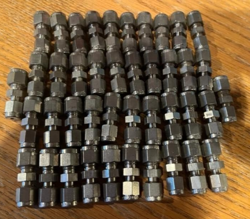 CRAWFORD SWAGELOK 316 STAINLESS STEEL REDUCING UNION FITTING 42PCS