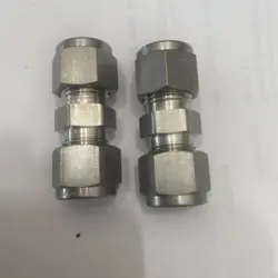 LOT-2PC SWAGELOK SS-600-6  ,  3/8 UNION ,316 STAINLESS STEEL