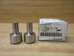 SWAGELOK SS-8-TA-1-12W TUBE ADAPTER SS8TA112W (PACK OF 2)
