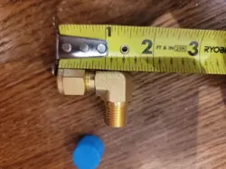 BRASS ELBOW CONNECTOR