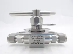 SWAGELOK SS-83TS6-LH SS83TS6LH SS HIGH PRESSURE BALL VALVE PTFE SEATS 1/2