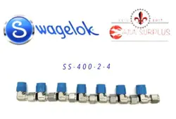 QTY:7 ~NEW~ SWAGELOK, P.N.: SS-400-2-4, 1/4”TUBE X 1/4” MNPT ELBOW FITTINGS!