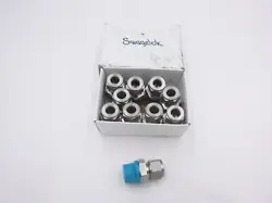 10 PK STAINLESS STEEL SWAGELOK TUBE FITTING MALE CONNECTOR 12 MM TUBE OD X 1/2