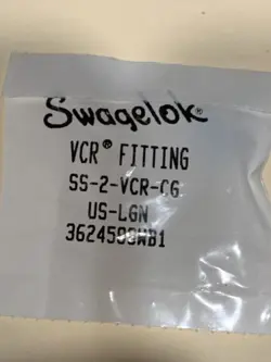 SWAGELOK SS-2-VCR-CG, 1/8
