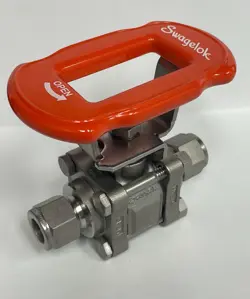 SWAGELOK SS-63TS8-JK BALL VALVE, REINFORCED PTFE SEATS, 1/2 IN.