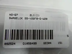 SWAGELOK SS-V2BF8-G-W20 STAINLESS INSTRUMENT MANIFOLD 6000PSI 1/2IN NPT