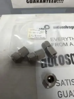 SWAGELOK,SS-810-7-6,FEMALE CONNECTOR 1/2TX3/8FNPT LOT OF 4 NOS