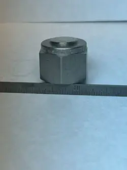 SWAGELOK SS-810-P STAINLESS STEEL 316 FEMALE PLUG FOR 1/2 IN. TUBE FITTING
