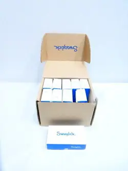BOX OF 100 SWAGELOK SS-600-3 STAINLESS TEE 3/8IN TUBE X 3/8IN TUBE X 3/8IN TUBE