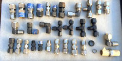 SWAGELOK STAINLESS STEEL COMPRESSION FITTING LOT 316SS 28   2 PIECE LOT