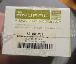 SS-4BK-V51 VALVE NUPRO