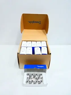 BOX OF 100 SWAGELOK SS-16-MPW-A-8TSW STAINLESS ADAPTER 1IN MPW X 1/2IN TSW