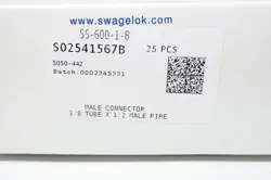 25 SWAGELOK SS-600-1-8
