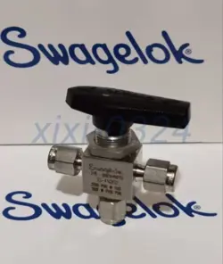 1PCS NEW  SWAGELOK  SS-41GXS2  THREE WAY BALL VALVE 1/8  DHL SHIPPING；