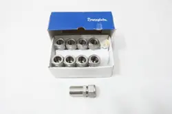 BOX OF 9 SWAGELOK SS-1210-R-16 STAINLESS ADAPTER 3/4IN TUBE X 1IN TUBE