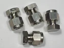 4 - CRAWFORD SWAGELOK STAINLESS STEEL CAP FITTING, 6 MM OD TUBE,  SS-6M0-C