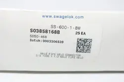 STAINLESS CONNECTOR 3/8IN