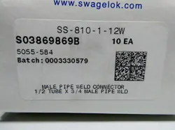 10 SWAGELOK SS-810-1-12W