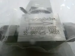 SWAGELOK SS-6NBS6-G-34888 MANUAL STAINLESS NEEDLE VALVE 3000PSI 3/8IN TUBE