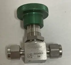SWAGELOK STAINLESS STEEL BELLOWS SEALED VALVE 1/4” TUBE FITTING SS4H