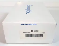 NEW SWAGELOK SS-45XF8 STAINLESS STEEL 1-PIECE 40 SERIES 3-WAY BALL VALVE 1/2 NPT