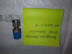 SWAGELOK STAINLESS STEEL CONNECTOR M-400-1-4